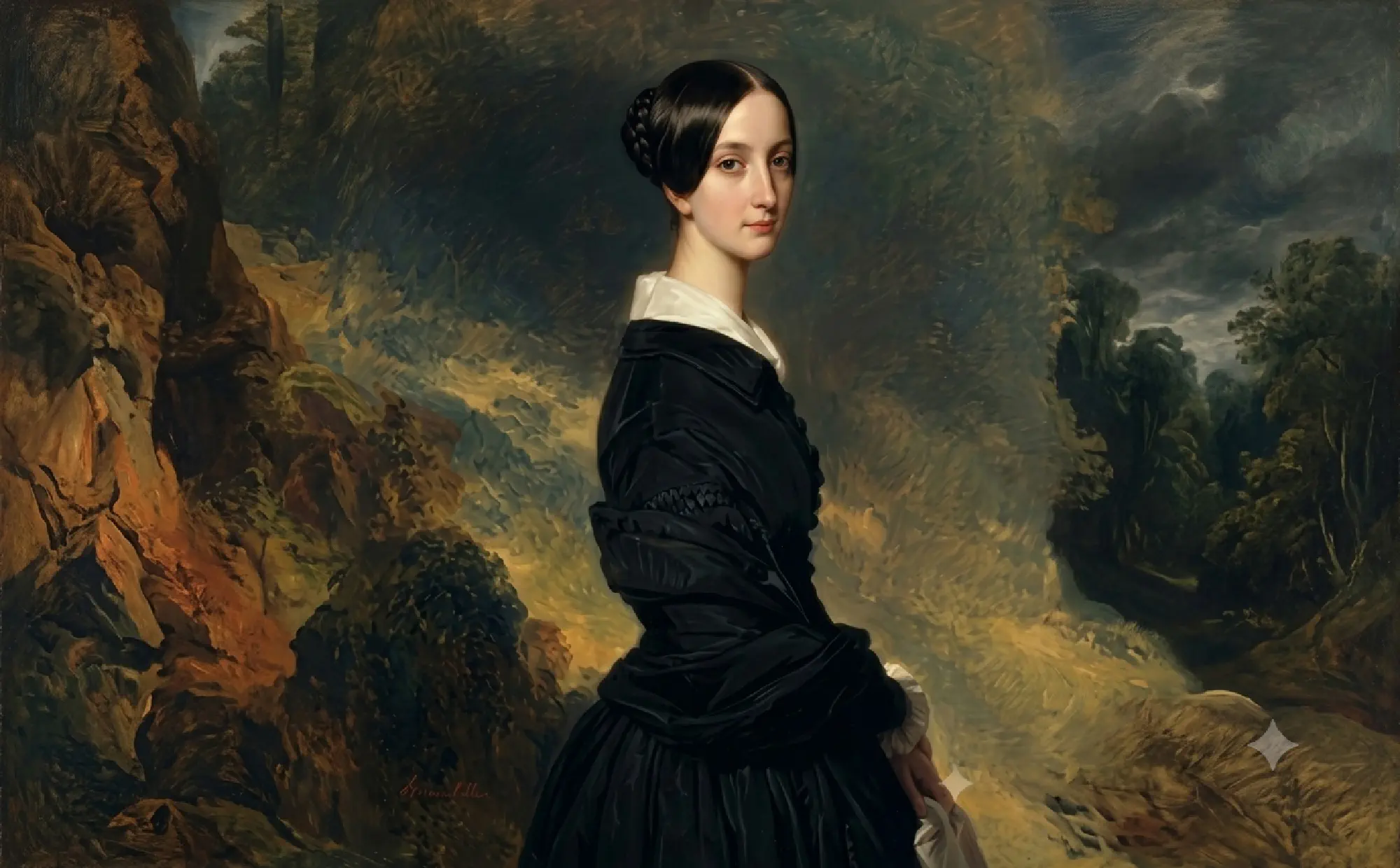 A irmã de Pedro II: Francisca D´Orleans, “La Belle Françoise”.