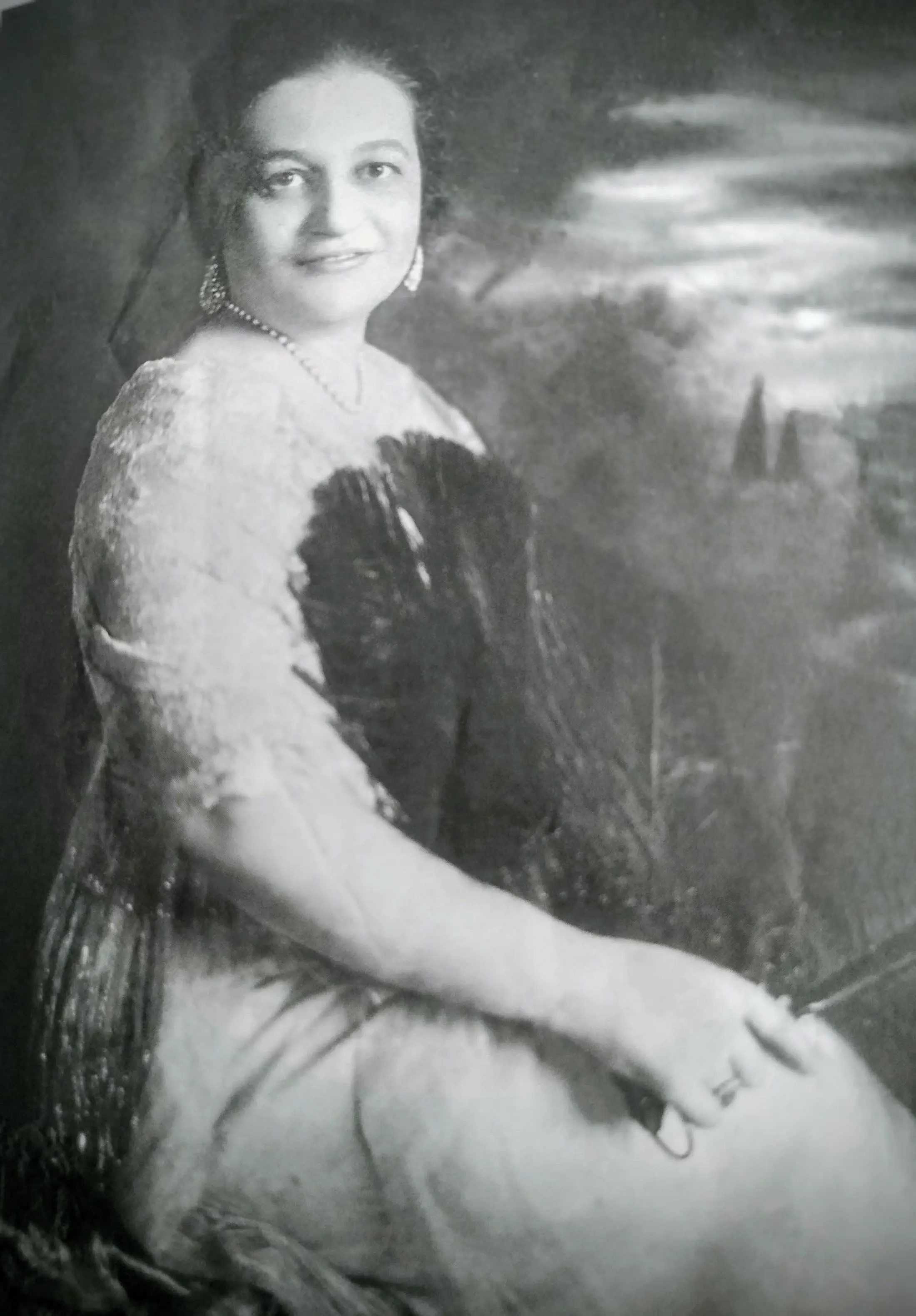 Laurinda, no momento da gloria.